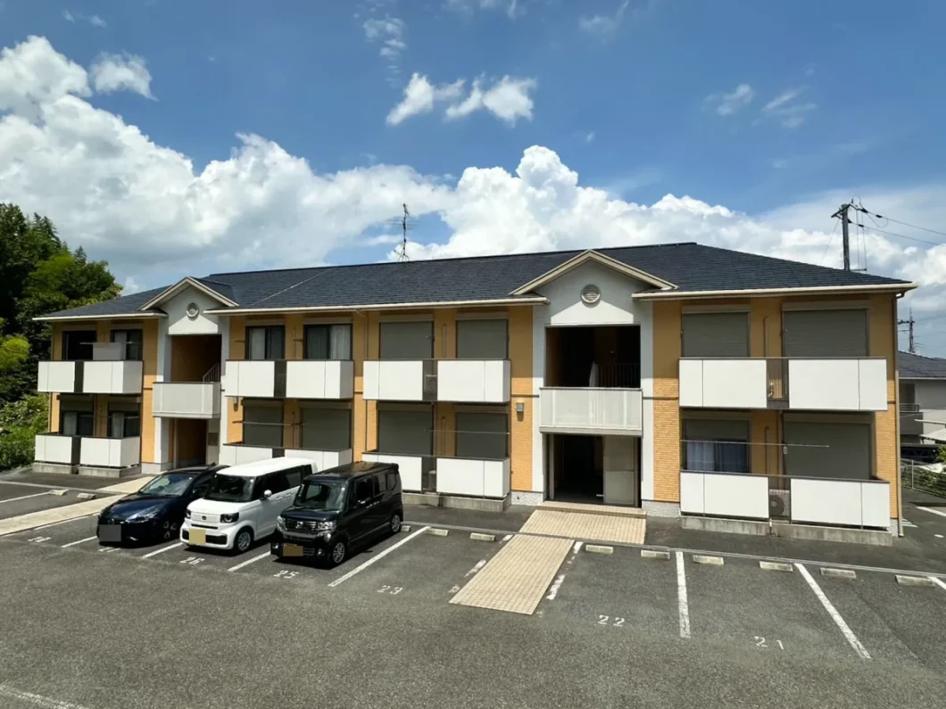 奈良県高市郡高取町 株式会社E様（アパートⅡ）　外壁塗装工事 施工後の写真