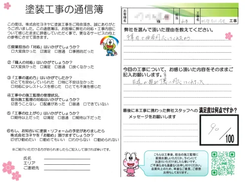 奈良県香芝市畑T様邸　外壁塗装・屋根塗装・防水工事