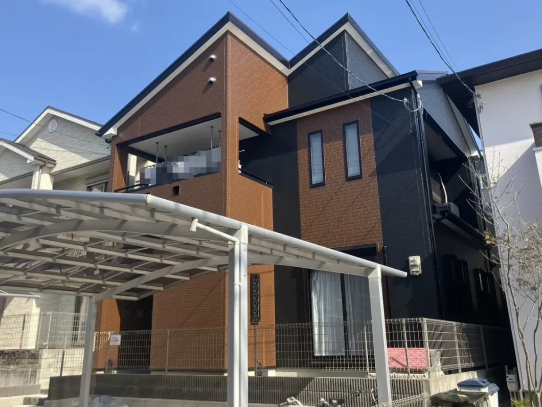 奈良県香芝市旭ケ丘S様邸　外壁塗装・屋根塗装・防水工事 施工後の写真