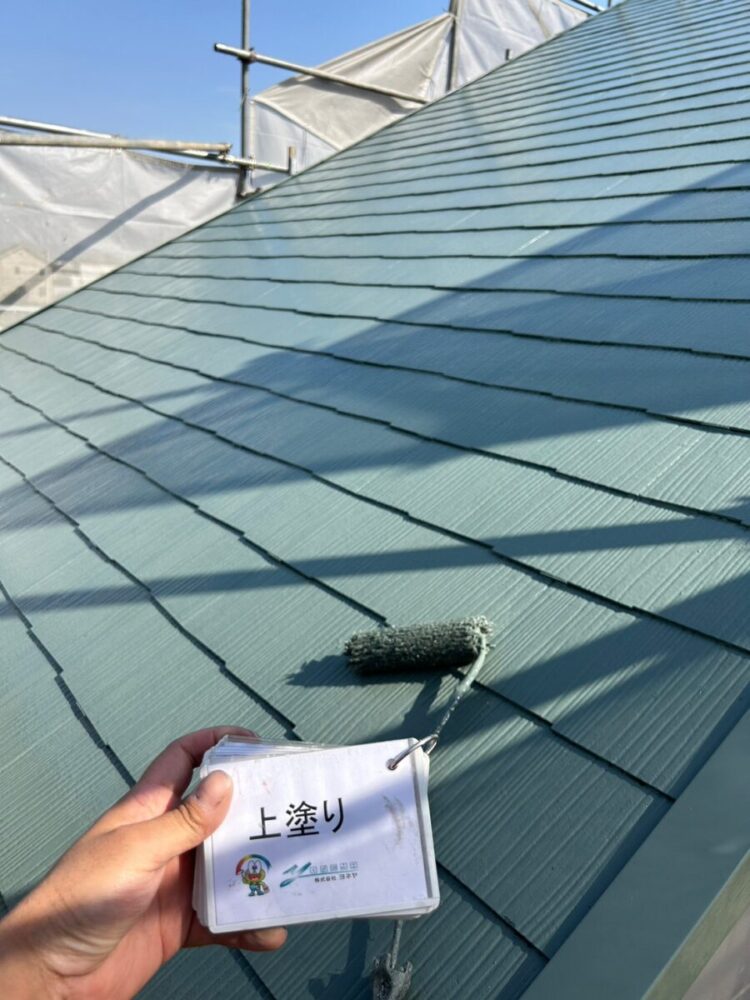 奈良の橿原田原本の株式会社ヨネヤの外壁塗装と屋根塗装の遮熱効果