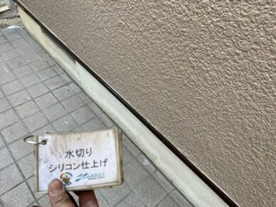 奈良生駒郡三郷町K様邸　外壁塗装・屋根塗装・防水工事 水切りシリコン仕上げ