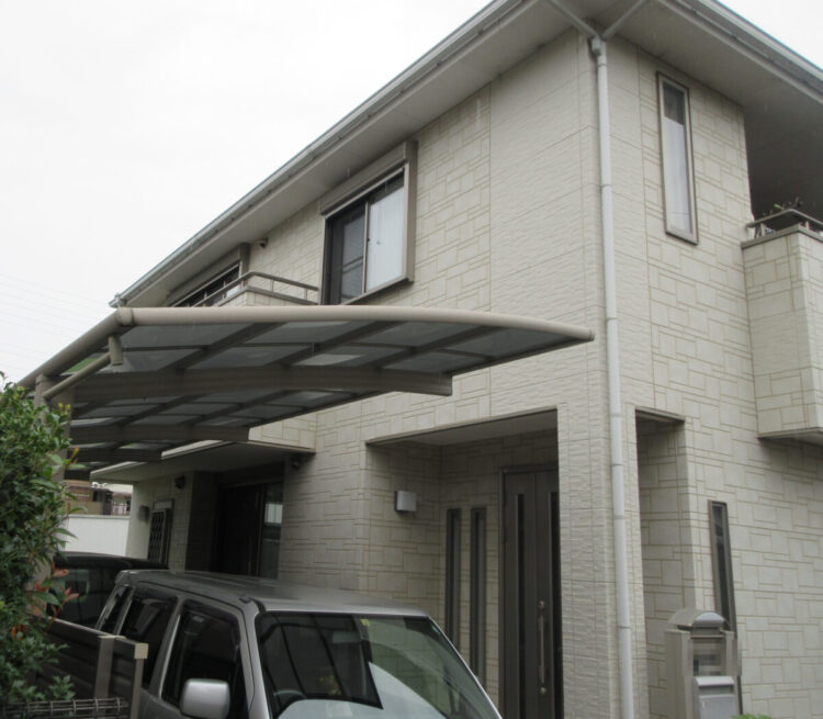 奈良葛城市M様邸　外壁塗装・屋根塗装・防水工事 施工前の写真