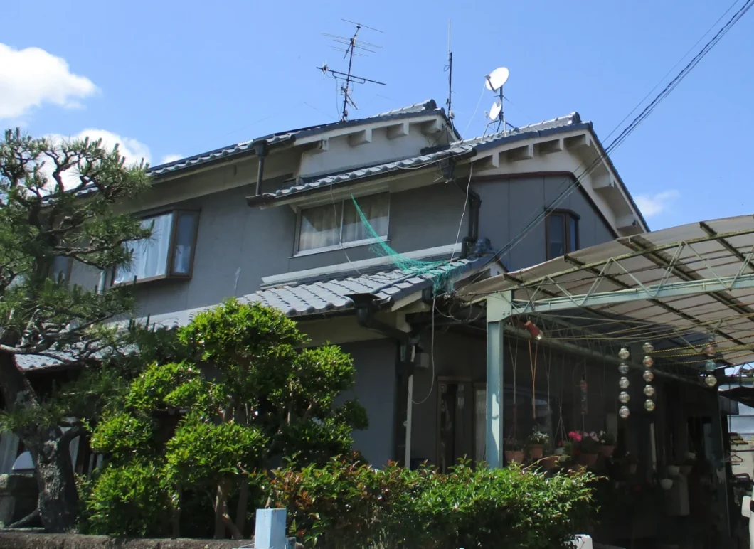 奈良県磯城郡三宅町T様邸　外壁塗装工事 施工前の写真