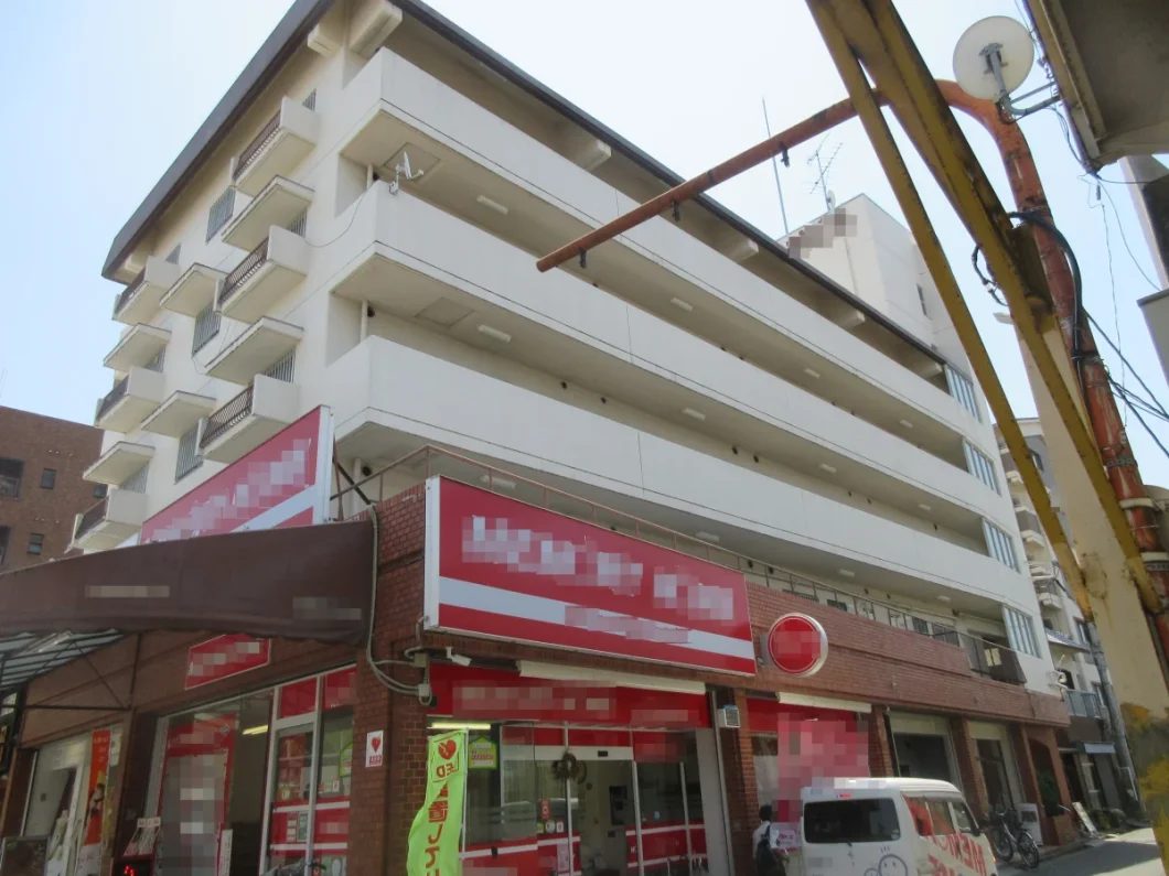 奈良県天理市川原城町辻村ビル様　外壁塗装・防水工事 施工前の写真