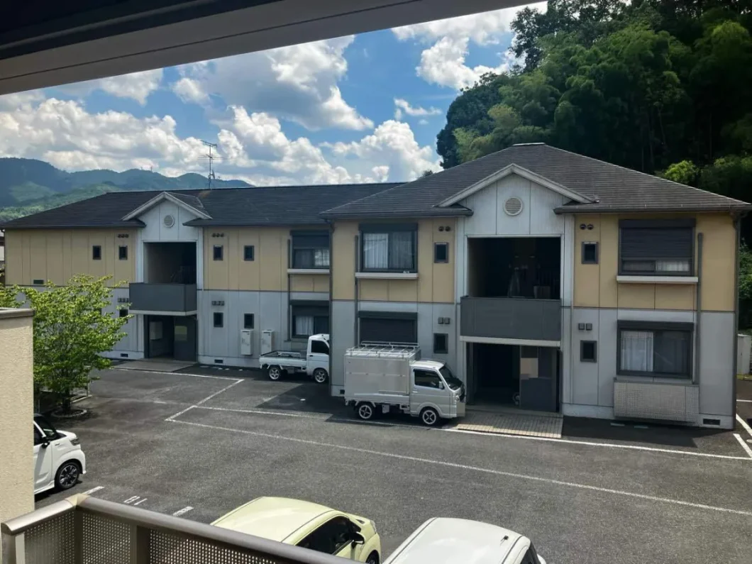 奈良県高市郡高取町 株式会社E様（アパートⅠ）　外壁塗装工事 施工前の写真