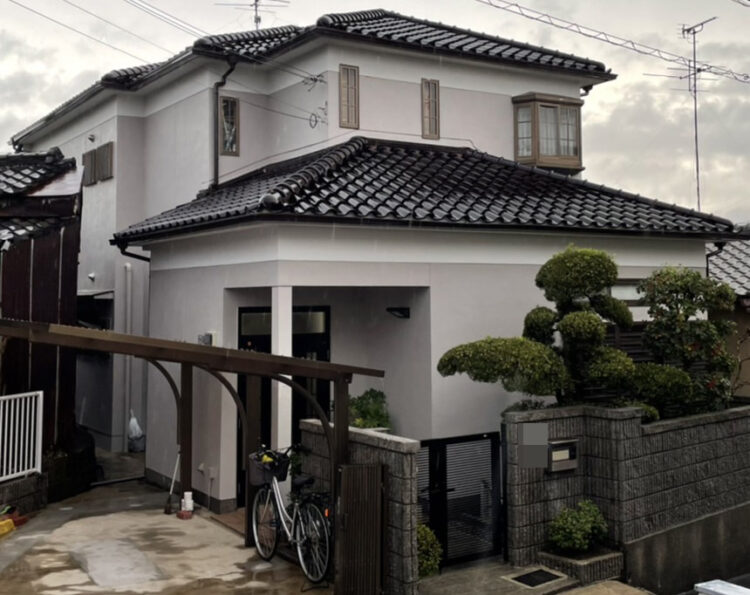 奈良香芝市F様邸　外壁塗装・屋根塗装・防水工事 施工後の写真