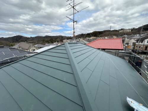 奈良県生駒市南山手台Y様邸　屋根カバー工事