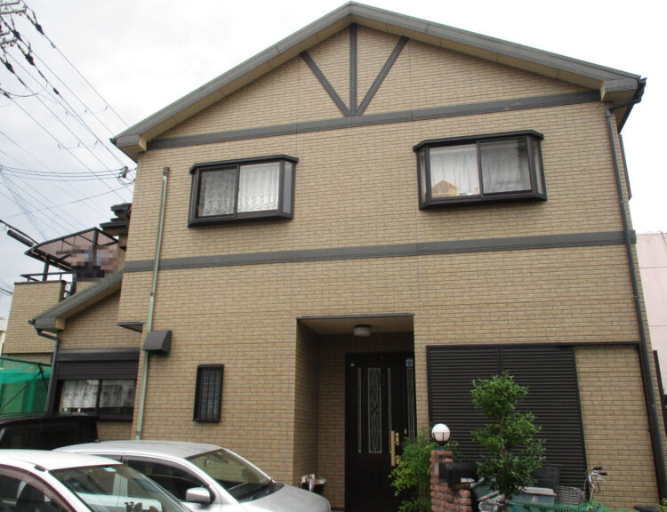 奈良大和高田市K様　外壁塗装・屋根塗装工事 施工前の写真