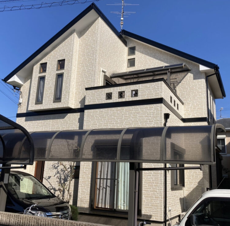 奈良大和高田市Y様邸　外壁塗装・屋根塗装・防水工事 施工後の写真