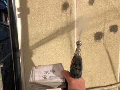 奈良葛城市M様　外壁塗装工事 高圧洗浄