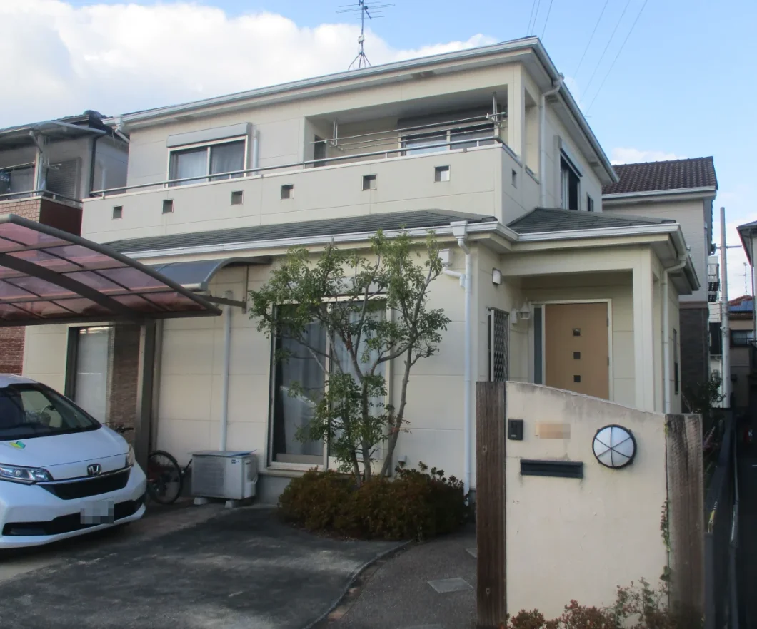 奈良県葛城市八川S様邸　屋根塗装・外壁塗装工事 施工前の写真