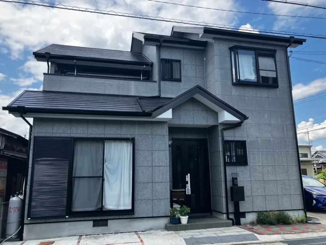 奈良県天理市西長柄町N様邸　外壁塗装・屋根塗装・防水工事 施工後の写真