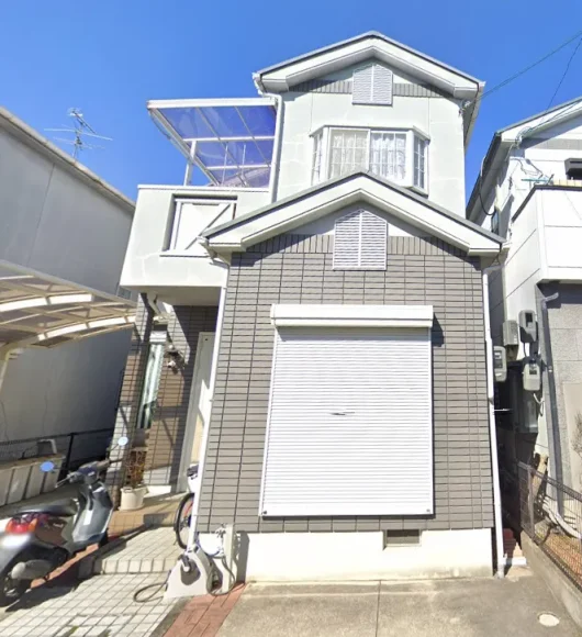 奈良県磯城郡田原本町H様邸　外壁塗装・屋根塗装・防水工事 施工前の写真