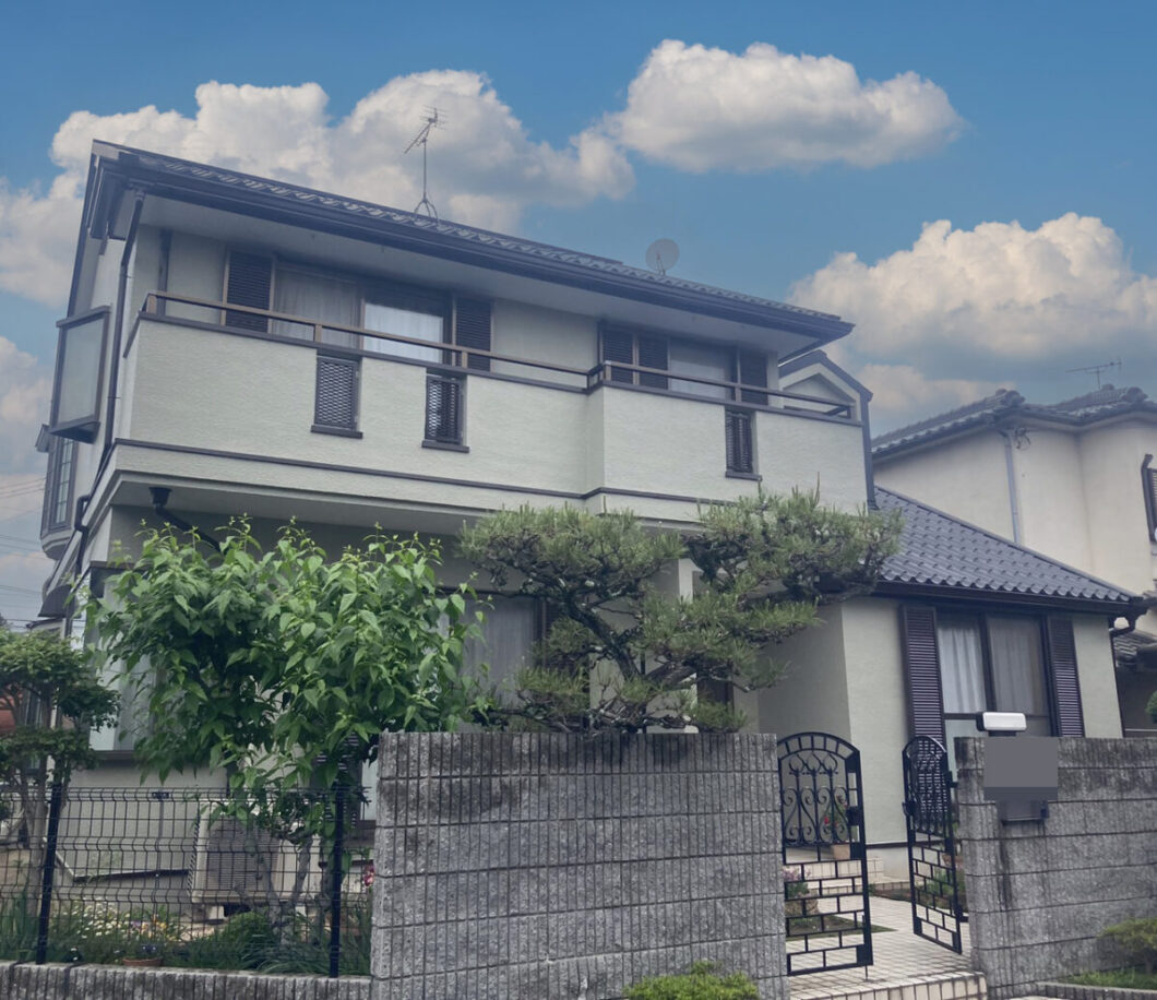 奈良県磯城郡N様邸　外壁塗装工事 施工後の写真