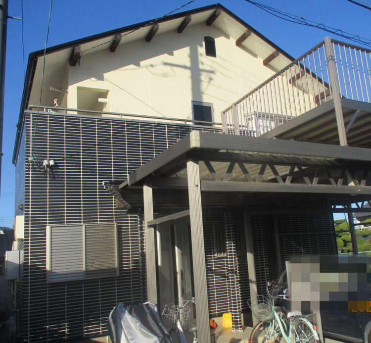 奈良香芝市K様邸　外壁塗装・屋根塗装・防水工事 施工後の写真