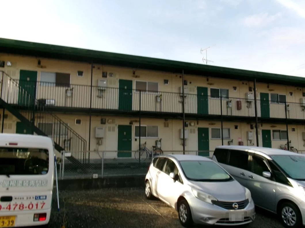 奈良県奈良市宝来U様（ハイツ）　外壁塗装工事 施工前の写真