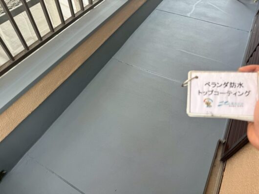 奈良県香芝市藤山S様邸　外壁塗装・防水工事 トップコート