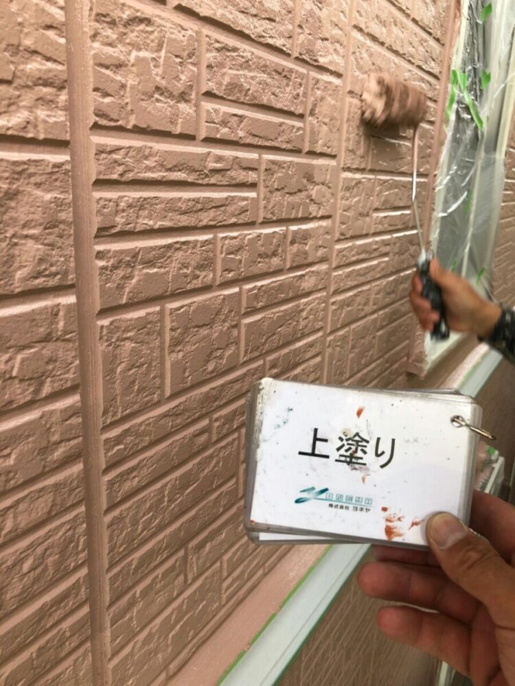 奈良の香芝市の株式会社ヨネヤの外壁塗装と屋根塗装のサイディング