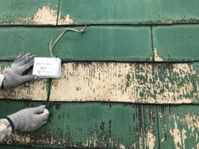 奈良北葛城郡上牧町S様　外壁塗装・屋根塗装・防水工事 タスペーサ取付