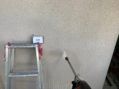 奈良香芝市F様邸　外壁塗装・屋根塗装・防水工事 洗浄