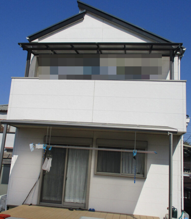 奈良奈良市Y様邸　外壁塗装・屋根塗装・防水工事 施工前の写真