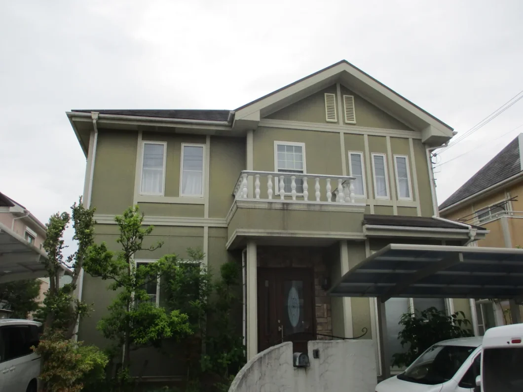 奈良県北葛城郡上牧町O様邸　外壁塗装・屋根塗装・防水工事 施工前の写真