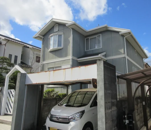 奈良県奈良市左京Y様邸　外壁塗装・屋根塗装工事 施工前の写真