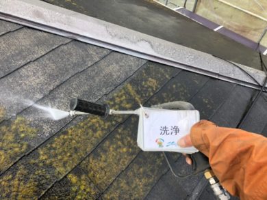 奈良御所市H様邸　外壁塗装　屋根塗装 屋根高圧洗浄