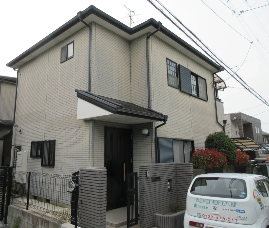 奈良県生駒郡三郷町G様邸　外壁塗装・屋根塗装・防水工事 施工前の写真