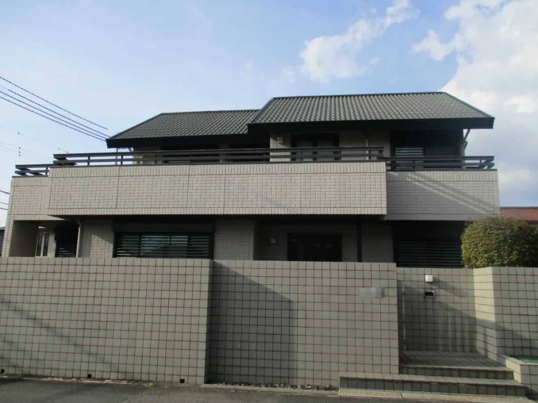 奈良県奈良市西大寺O様邸　外壁塗装・屋根葺き替え・防水工事 施工前の写真