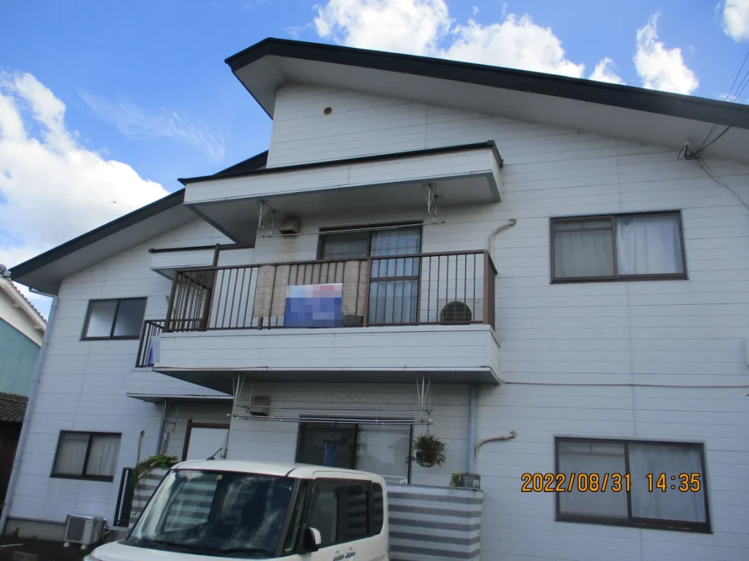 奈良県橿原市石原田町 株式会社O様（アパート）　外壁塗装・屋根塗装工事 施工前の写真