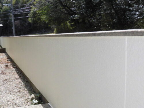 奈良県奈良市左京M様邸　外塀塗装工事