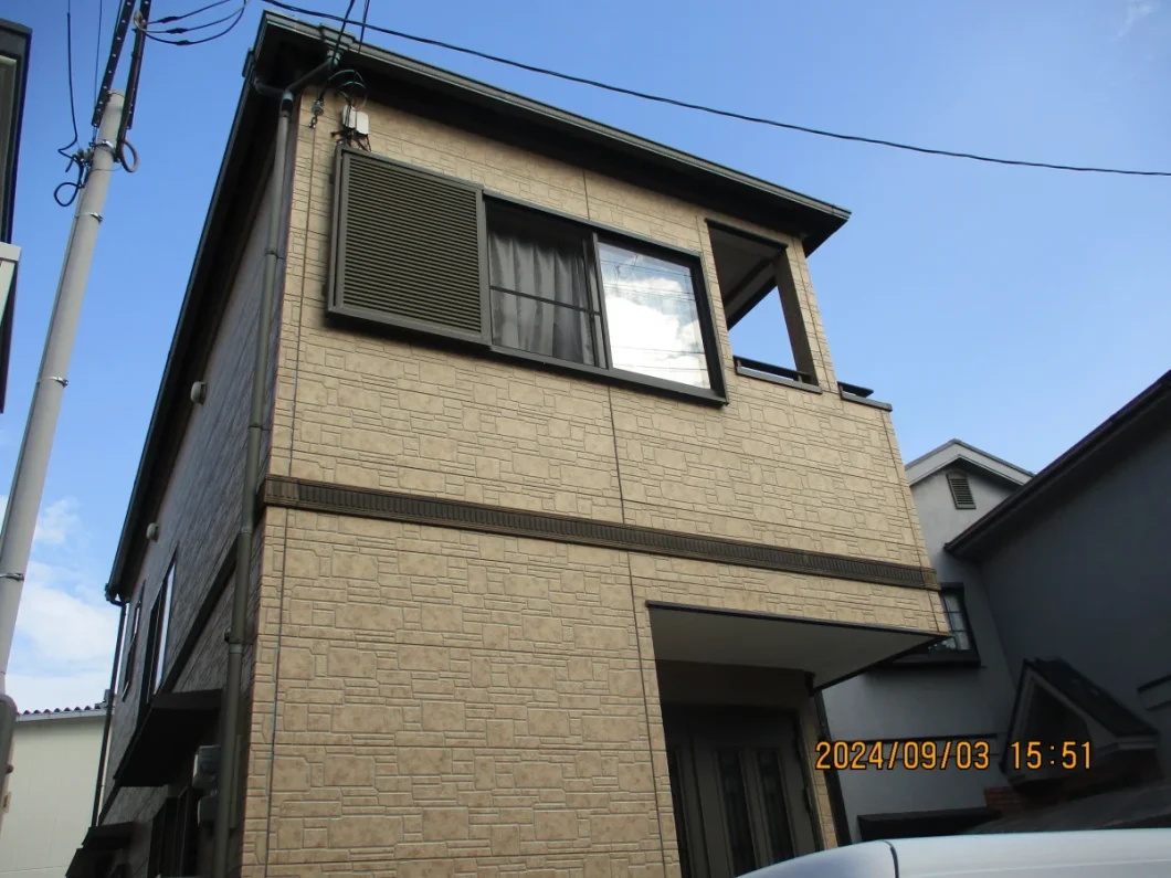 奈良県香芝市下田西T様邸　屋根塗装・外壁塗装工事 施工前の写真