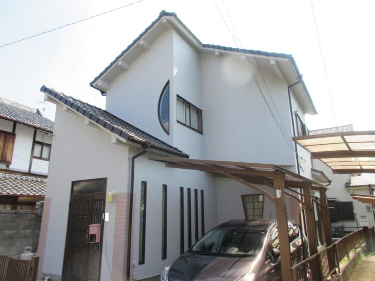奈良北葛城郡広陵町O様　外壁塗装・屋根葺き替え工事 施工後の写真