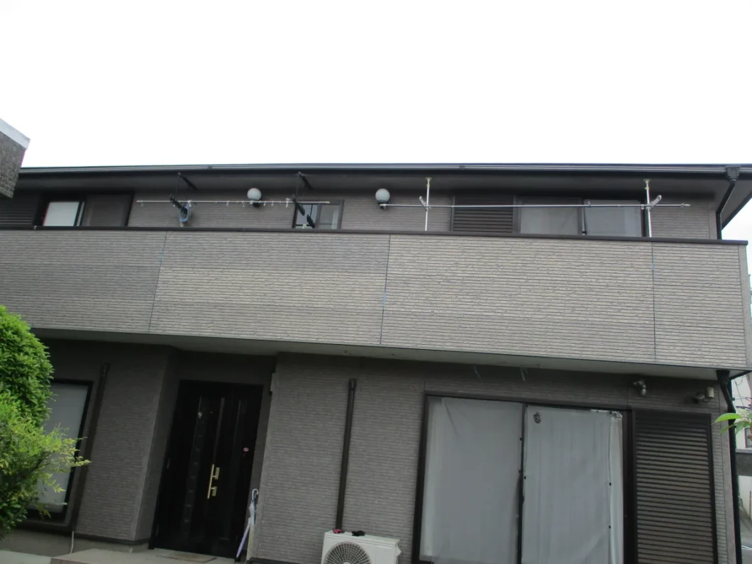 奈良県生駒市有里町N様邸　外壁塗装・屋根塗装工事 施工前の写真