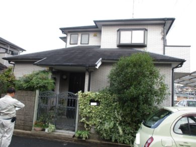 外壁塗装 セラミシリコン 施工前の写真