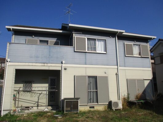 奈良県生駒郡三郷町T様邸　外壁塗装・屋根塗装・防水工事 施工前の写真