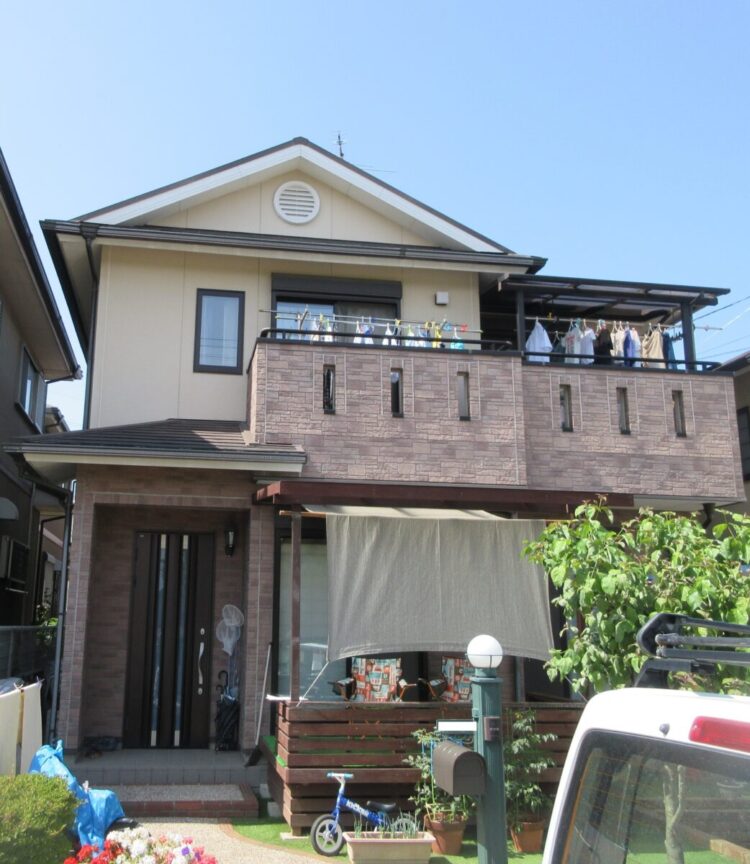 奈良香芝市K様　外壁塗装・屋根塗装工事 施工前の写真