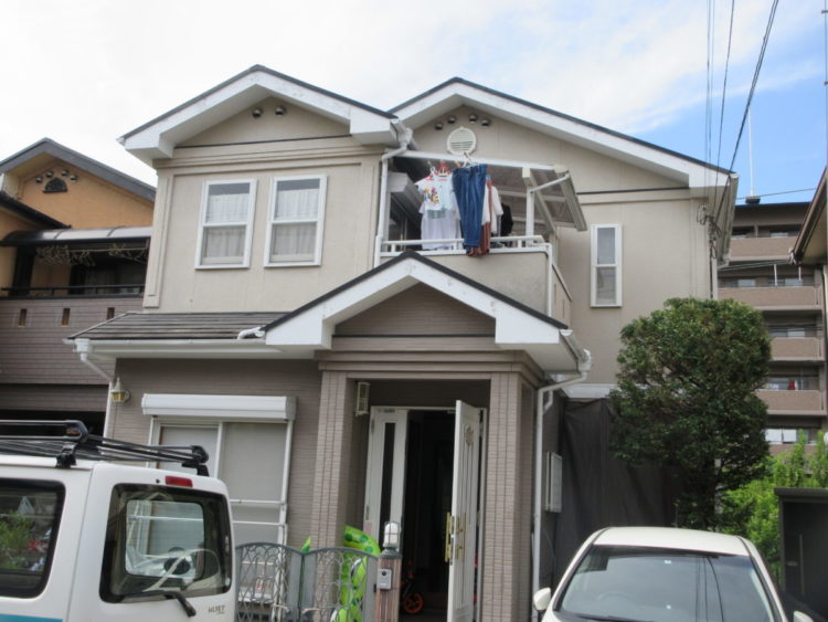 奈良大和高田市N様　外壁塗装・屋根塗装 施工前の写真