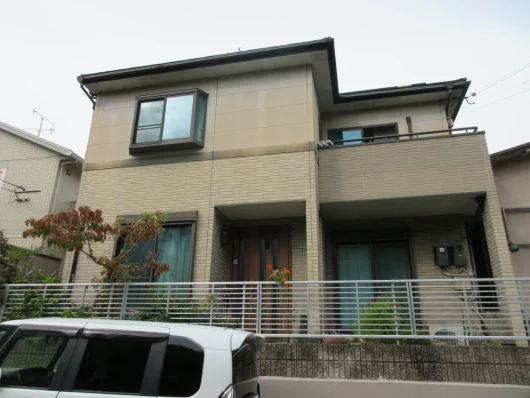 奈良県大和郡山市九条町S様邸　外壁塗装・屋根塗装・防水工事 施工前の写真