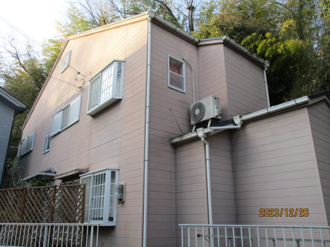 奈良県奈良市二名N様邸　外壁塗装・屋根塗装工事 施工前の写真