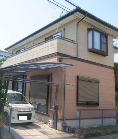 外壁塗装 プレミアムシリコン 施工前の写真