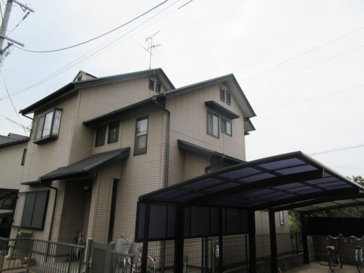 奈良・葛城市M様　外壁塗装・屋根塗装 施工前の写真