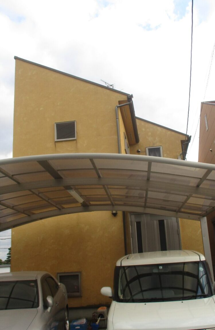 奈良香芝市T様　外壁塗装・屋根カバー工法・防水工事 施工前の写真