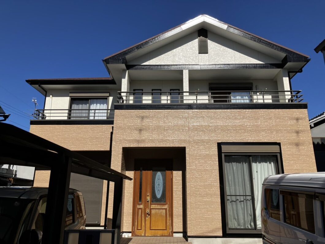 奈良県磯城郡田原本町N様邸　外壁塗装・屋根塗装・防水工事 施工後の写真