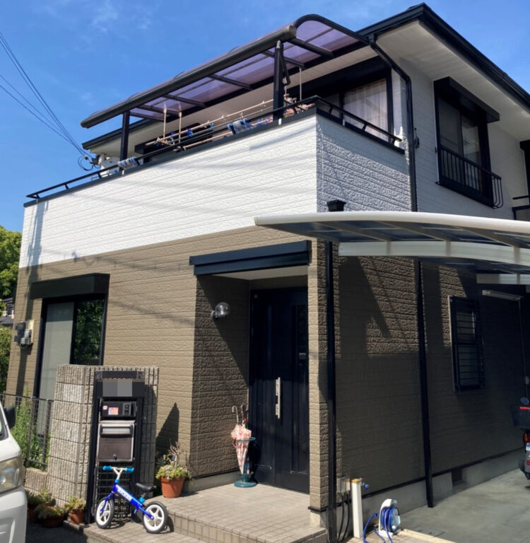 ツートンカラーをオシャレに仕上げるための秘訣 奈良の外壁塗装 屋根塗装は実績no 1安心のヨネヤ