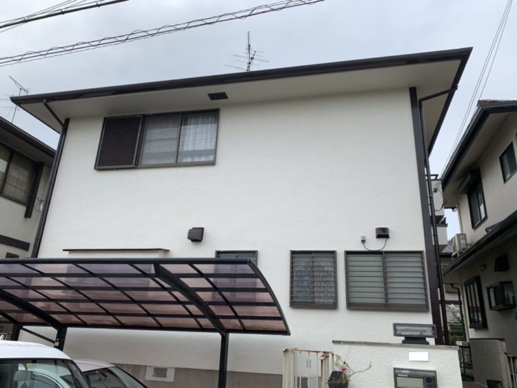 奈良香芝市Y様邸　外壁塗装・屋根塗装・外塀塗装 施工後の写真