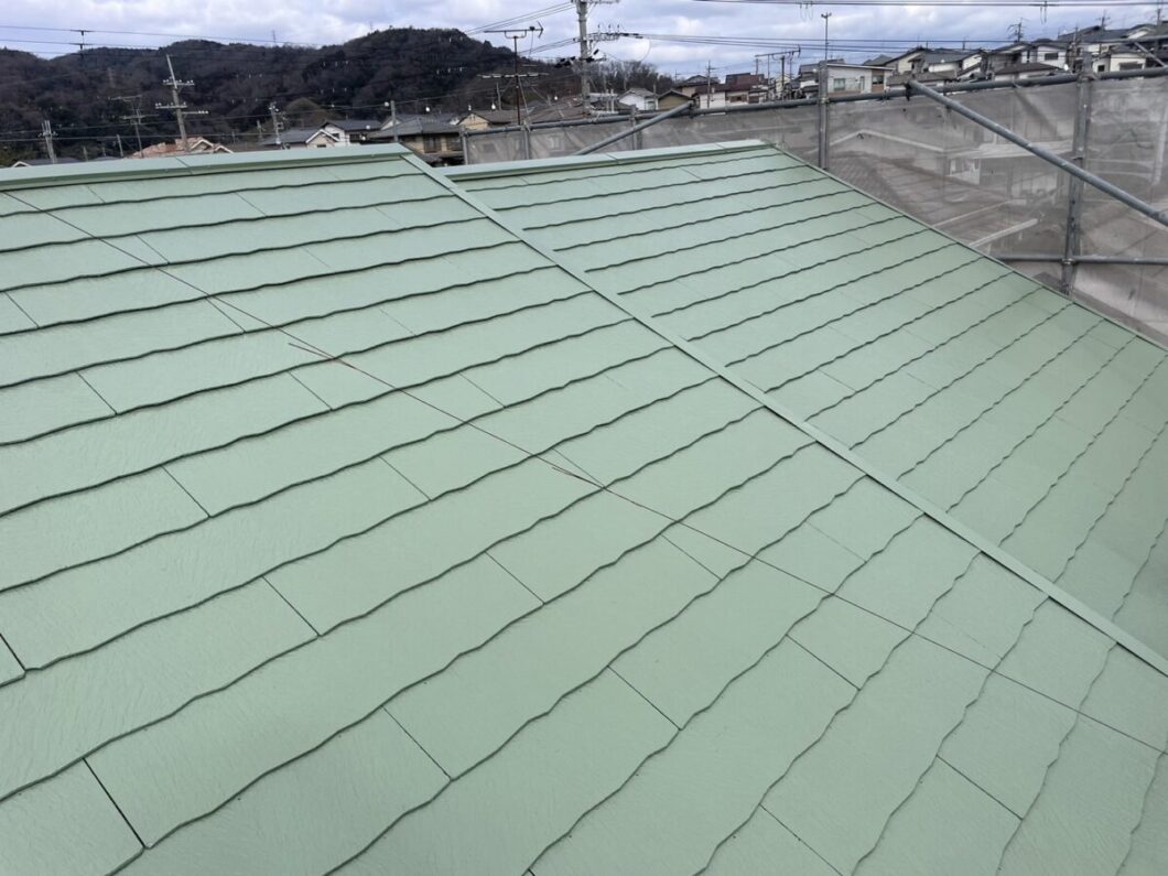 奈良県生駒郡三郷町T様邸　外壁塗装・屋根塗装・防水工事 施工後の写真