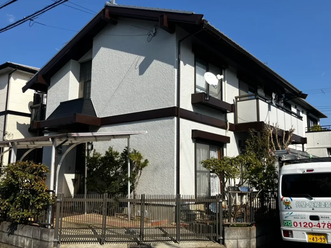 奈良県香芝市良福寺S様邸　屋根塗装・外壁塗装工事 施工後の写真