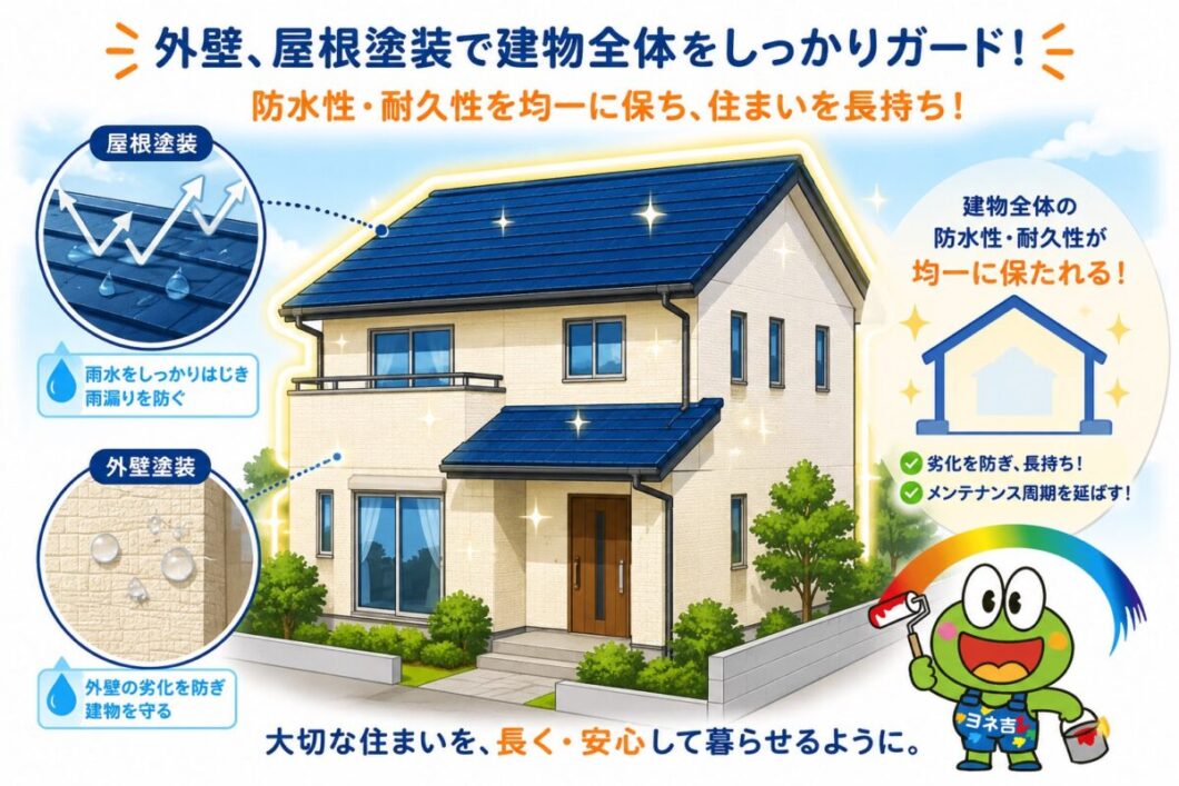 奈良県塗装会社による外壁・屋根塗装工事